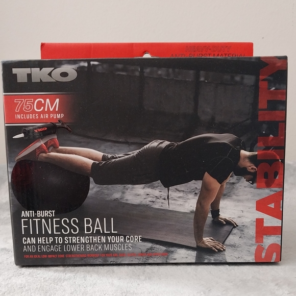 TKO 75CM Anti-burst Fitness Ball - Picture 1 of 6